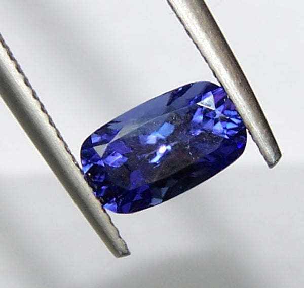 1.84 Cts Cornflower Blue Tanzanite Long Cushion D Block AAA Natural Gemstone > Rich Blue >For Engagement Ring,Pendant,Bracelet and more...