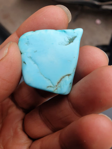 Sleeping Beauty/ Turquoise with Matrix Lines/ Hand Carved Turquoise Butterfly Wings/ For Jewelry/ Pendant/ Ring/ Loose Gem Wings/ AAA/ Large