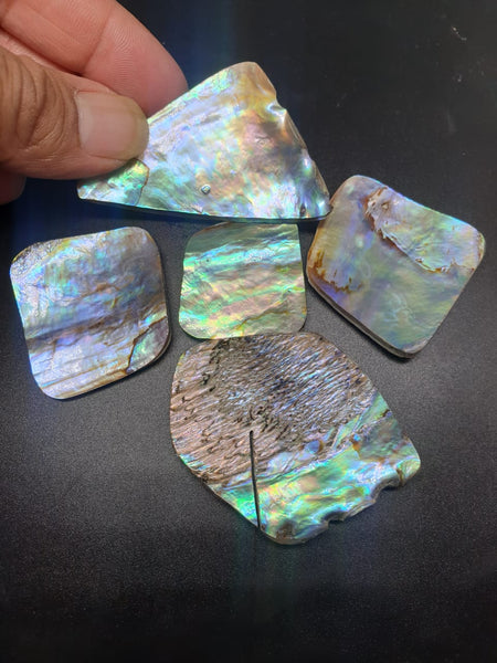 Multi MOP (Mother Of Pearl) Fancy Butterfly Wings Shaped Hand Carved Gems, Sample Pieces Loose Gems,100 % Natural AAA