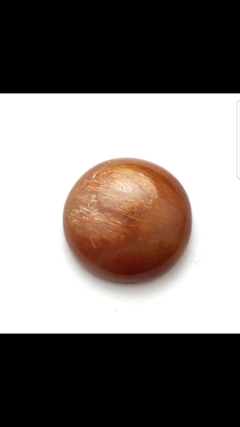 Masterpiece Collection : 20 MM Round Cabochon of Golden Brown Fire Color Play of Sun Stone, Natural Gemstone > Wholesale Lot/Parcel