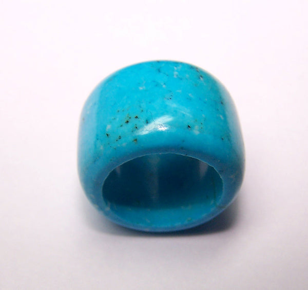 100 % Real & Natural "Sleeping Beauty" Turquoise Custom Manufactured Hand Made Smooth Bead