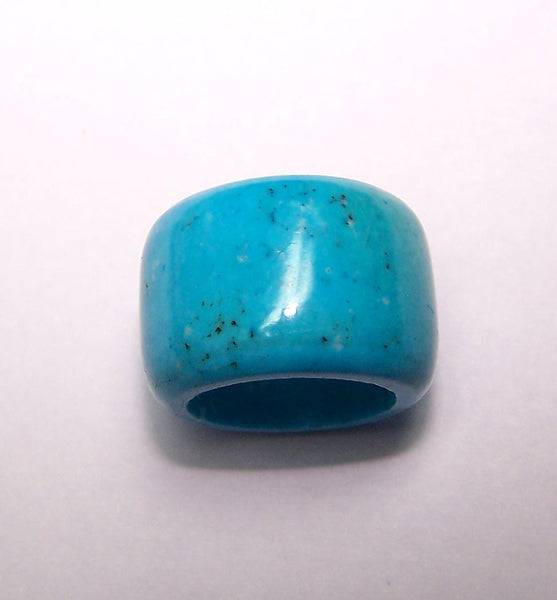 100 % Real & Natural "Sleeping Beauty" Turquoise Custom Manufactured Hand Made Smooth Bead