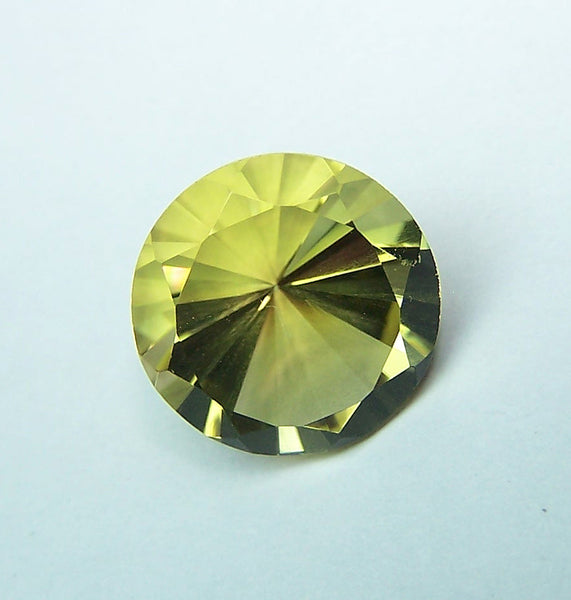 Masterpiece Collection :  Amazing Lemon Topaz Brilliant Diamond Cut, Calibrated 12 mm Round, 100 % Natural Loose Gemstone Per Wholesale Sample Order Lot/ Parcel