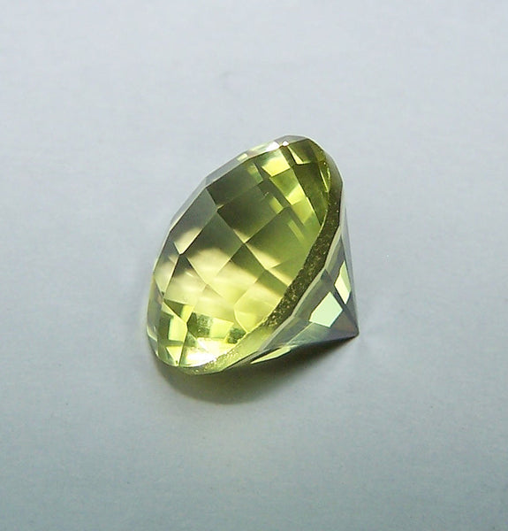 Masterpiece Collection : Amazing Lemon Topaz Checkered Board Top with Diamond Cut, Calibrated 12 x 12 mm Round, 100 % Natural Loose Gemstone Per Wholesale Sample Order Lot/ Parcel
