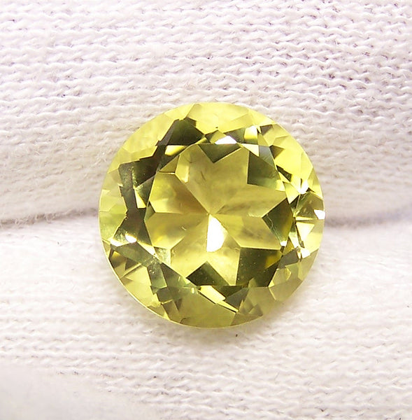 Masterpiece Collection : Amazing Lemon Topaz Magna Cut, Calibrated 12 x 12 mm Round, 100 % Natural Loose Gemstone Per Wholesale Sample Order Lot/ Parcel