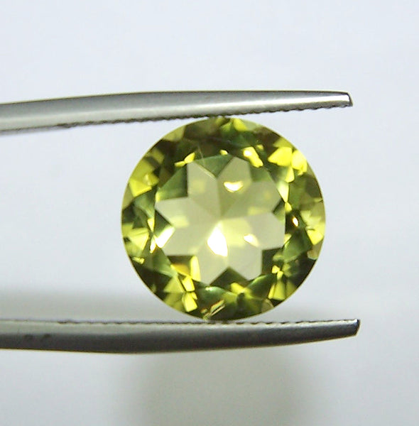 Masterpiece Collection : Amazing Lemon Topaz Magna Cut, Calibrated 12 x 12 mm Round, 100 % Natural Loose Gemstone Per Wholesale Sample Order Lot/ Parcel