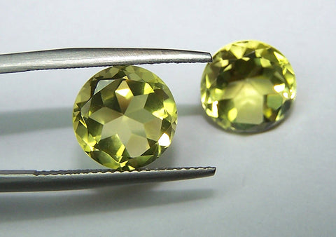 Masterpiece Collection : Amazing Lemon Topaz Star Cut Round, Calibrated 10 x 10 mm Round, 100 % Natural Loose Gemstone Per Wholesale Sample Order Lot/ Parcel