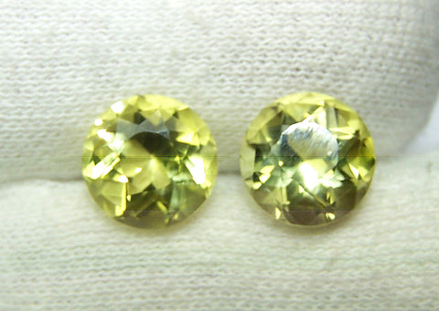 Masterpiece Collection : Amazing Lemon Topaz American Cut Round, Calibrated 10 x 10 mm Round, 100 % Natural Loose Gemstone Per Wholesale Sample Order Lot/ Parcel
