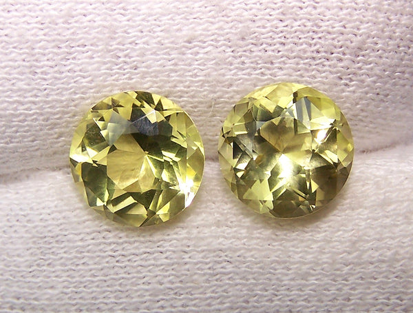 Masterpiece Collection : Amazing Lemon Topaz American Cut Round, Calibrated 10 x 10 mm Round, 100 % Natural Loose Gemstone Per Wholesale Sample Order Lot/ Parcel