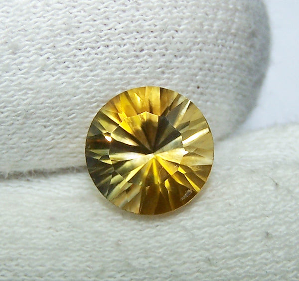 Masterpiece Collection : Amazing Golden Topaz Concave Cut Round, Calibrated 10 x 10 mm Round, 100 % Natural Loose Gemstone Per Wholesale Sample Order Lot/ Parcel