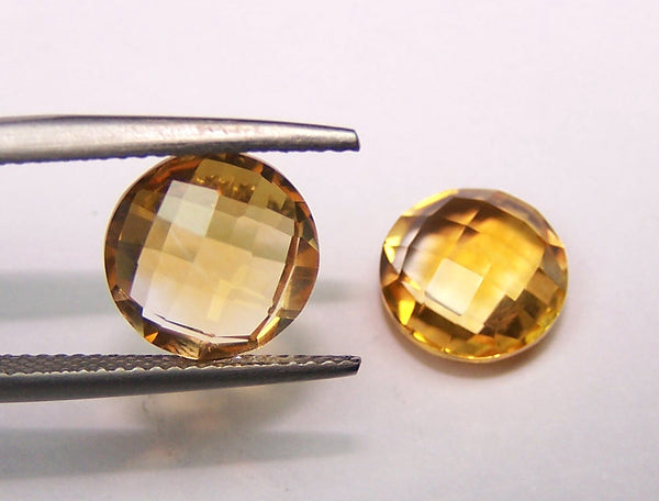 Masterpiece Collection : Amazing Golden Topaz Briolette Cut, Calibrated 10 mm Round, 100 % Natural Loose Gemstone Per Wholesale Sample Order Lot/ Parcel
