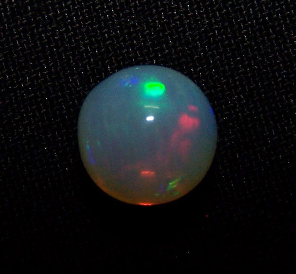 Masterpiece Ultra Rare Insane Multi Rainbow Fire Color Play Ethiopian Welo Opal Smooth 9 MM Round Sphere Ball AAA