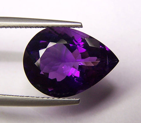 Amazing Hot Purple-Blue Shade of African Amethyst, Pear Cut Gems, 100 % Natural Loose Wholesale Lot/Parcel AAA