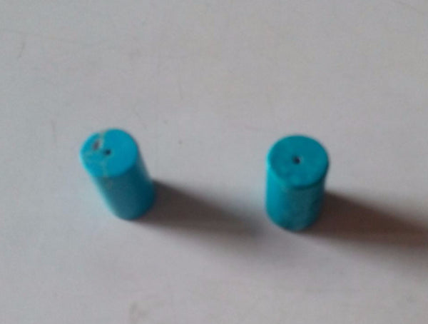 Copy of Custom Manufactured Bead, Cylinder & Band Of 100 % Real & Natural Turquoise - 3 Pieces AAA Sample