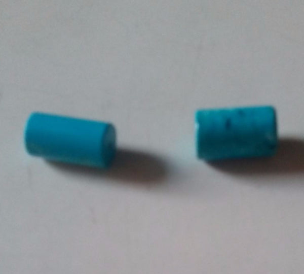 Copy of Custom Manufactured Bead, Cylinder & Band Of 100 % Real & Natural Turquoise - 3 Pieces AAA Sample