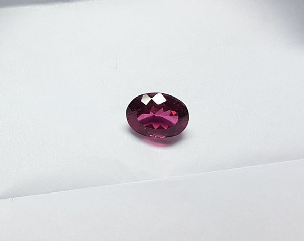 6.65 cts Natural Hot Luscious Rubellite, Faceted Oval Gem, Great color, Eye Clean Loose Gemstone AAA