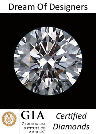 GIA Certified Diamond Solitaire 0.50 cts Round Cut, D/VVS2 Loose, Excellent Cut, Very Good Symmetry, Very Good Polish > AAA